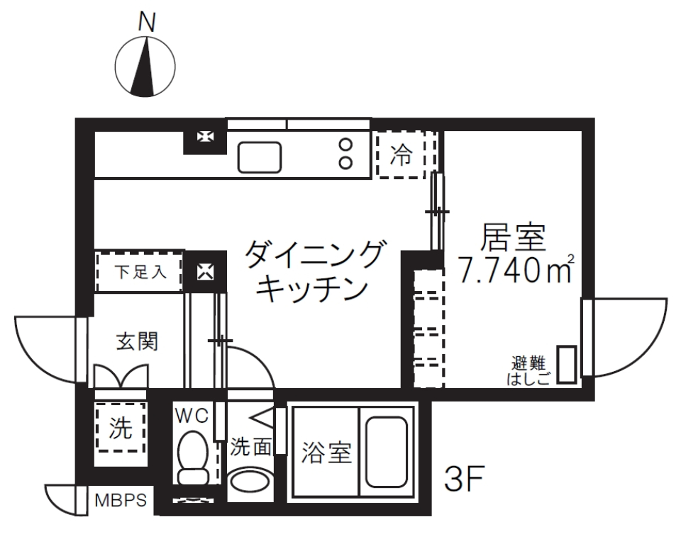 哲学の庭［デザイナーズ］の間取り図