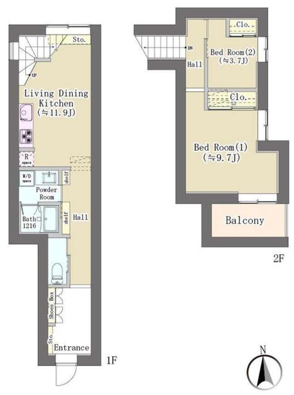 おまけ「チルな空間」の間取り図