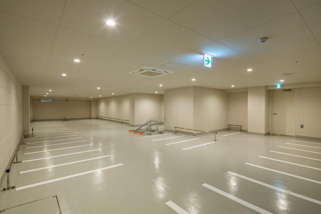 駐輪場・バイク置場は室内で安全に保管できます