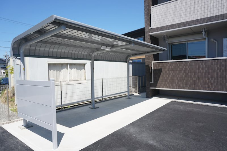 駐輪場もあります。