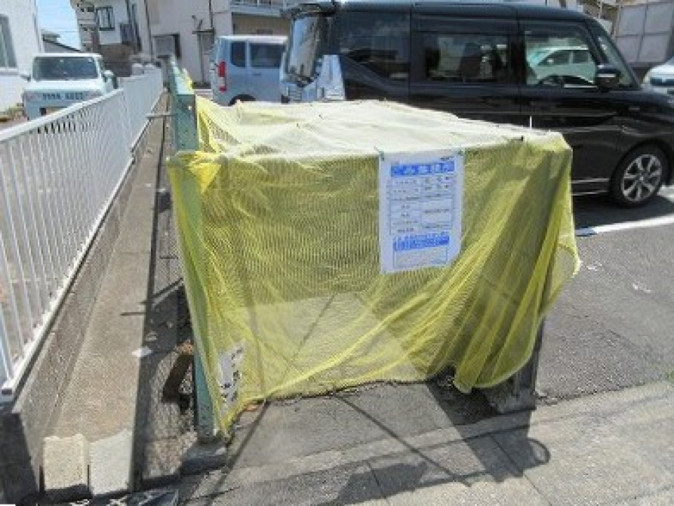 敷地内のごみ捨て場あります！