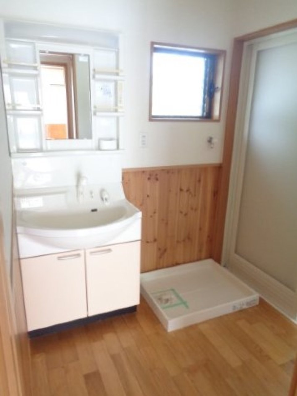 洗面と洗濯機置き場