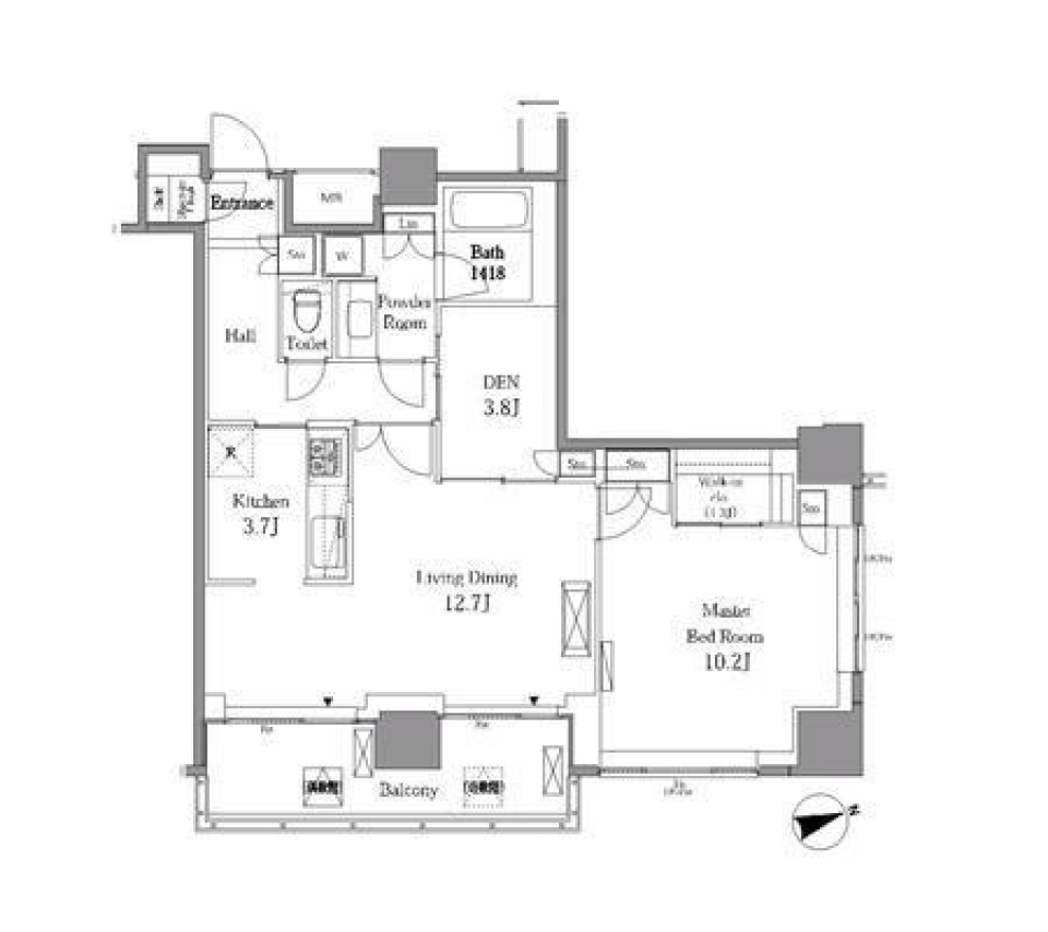 ナルトの忍術なしでも、家族で結ぶ絆の術の間取り図