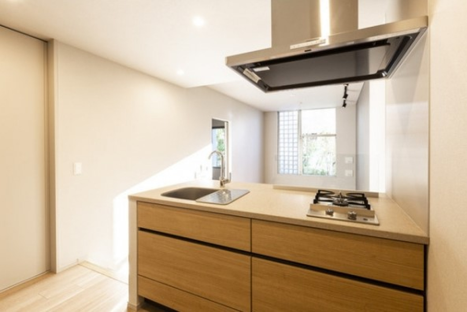 お部屋のインテリアとなれる綺麗なキッチン