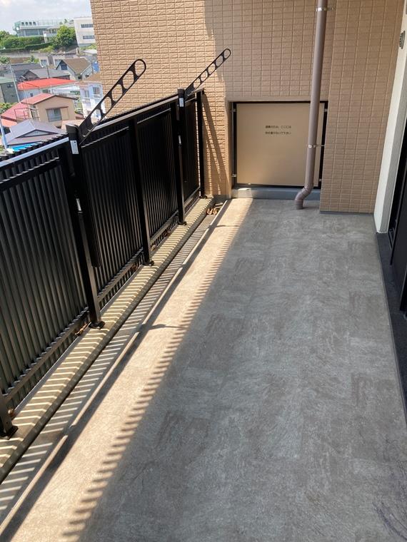 バルコニーの様子。