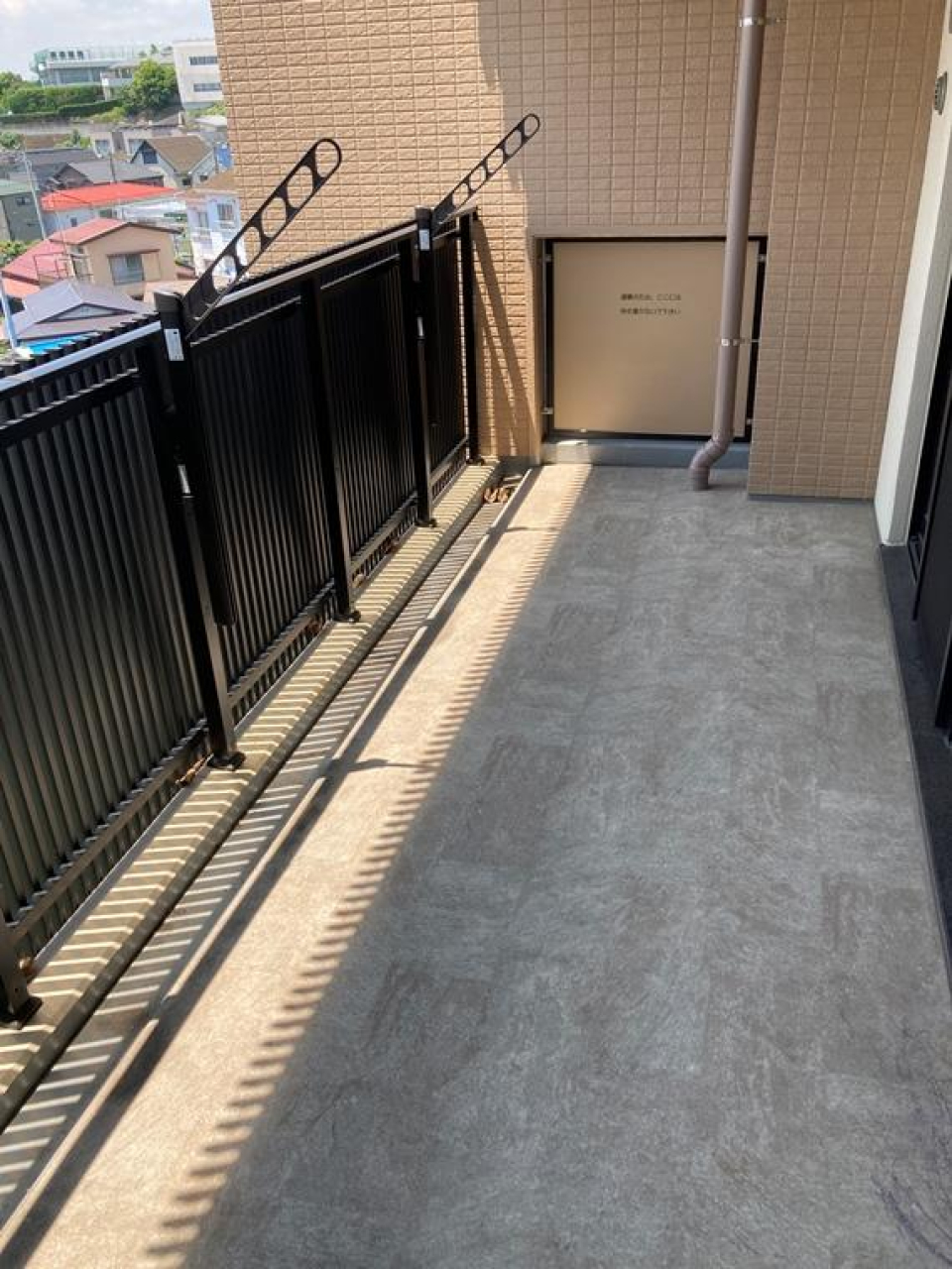 バルコニーの様子。