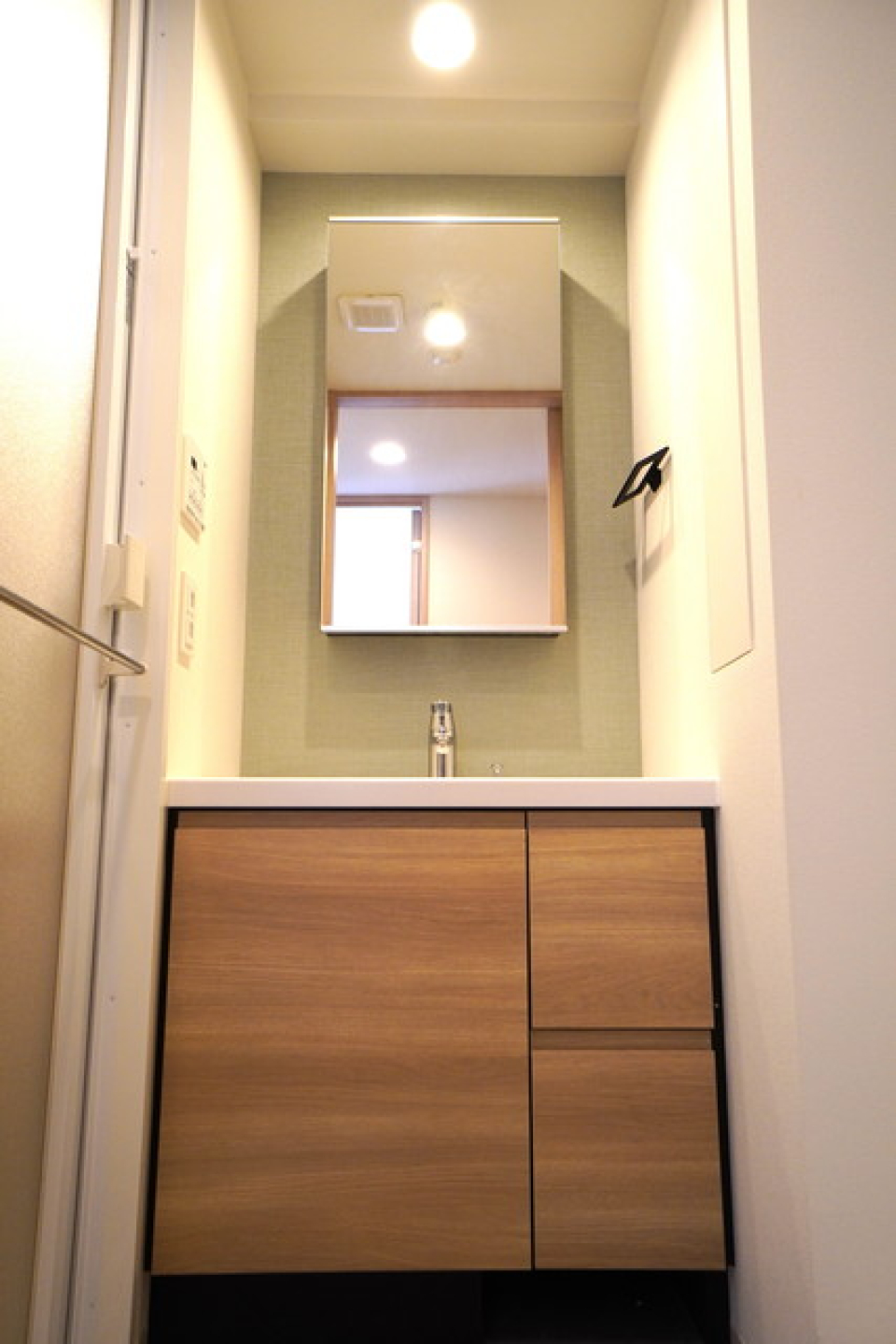 嬉しい独立洗面台。※写真は同タイプ住戸です。