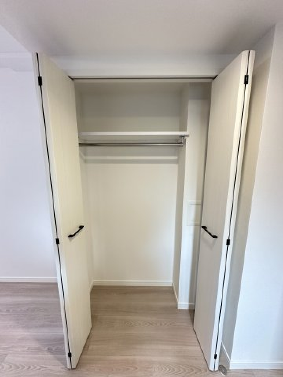 収納を開けたときの様子。