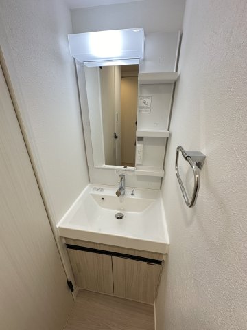 嬉しい独立洗面台。

