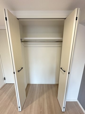 収納を開けたときの様子。