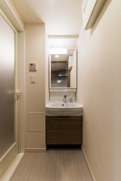 嬉しい独立洗面台。
