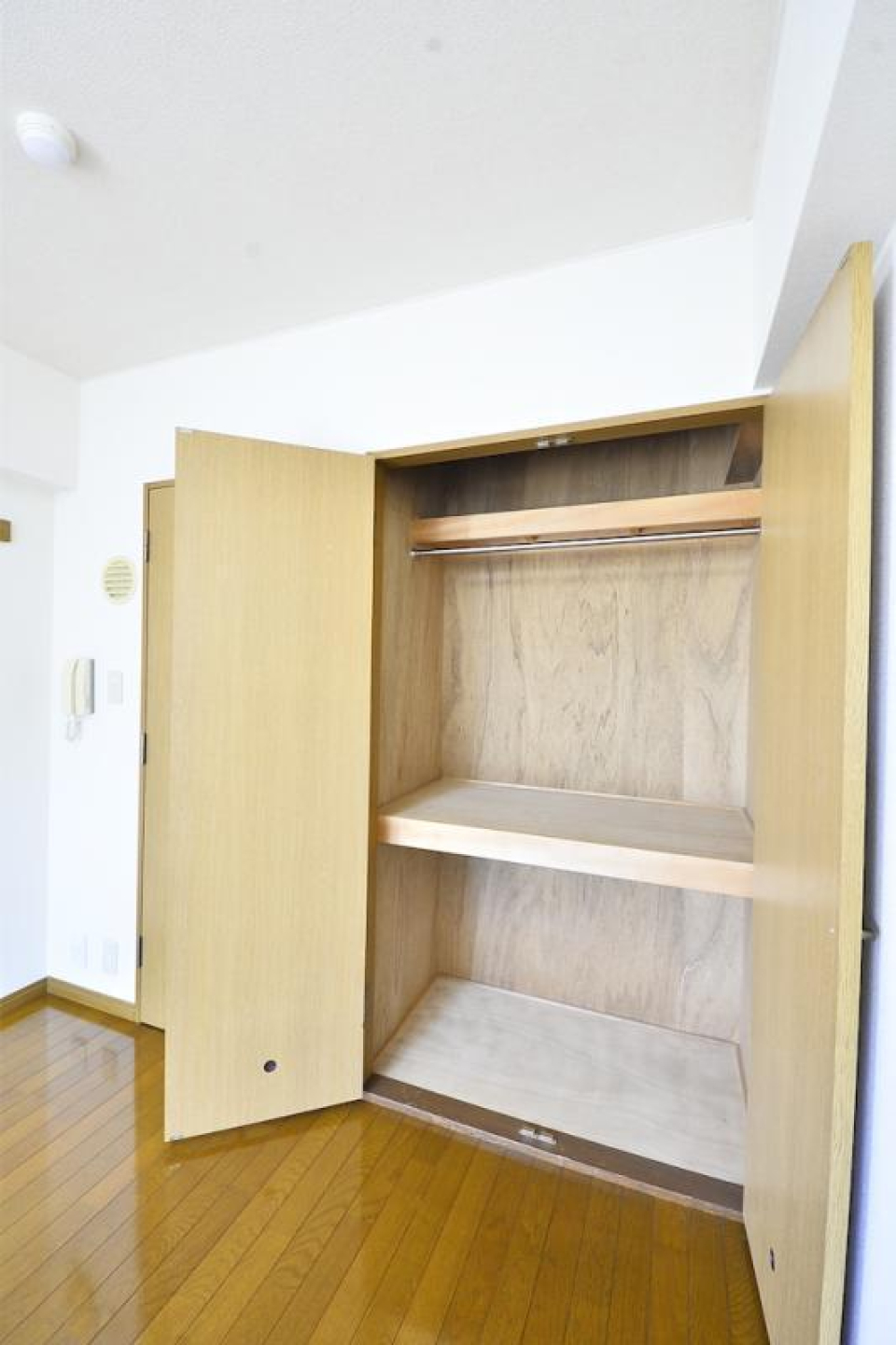 収納を開けた時の様子。