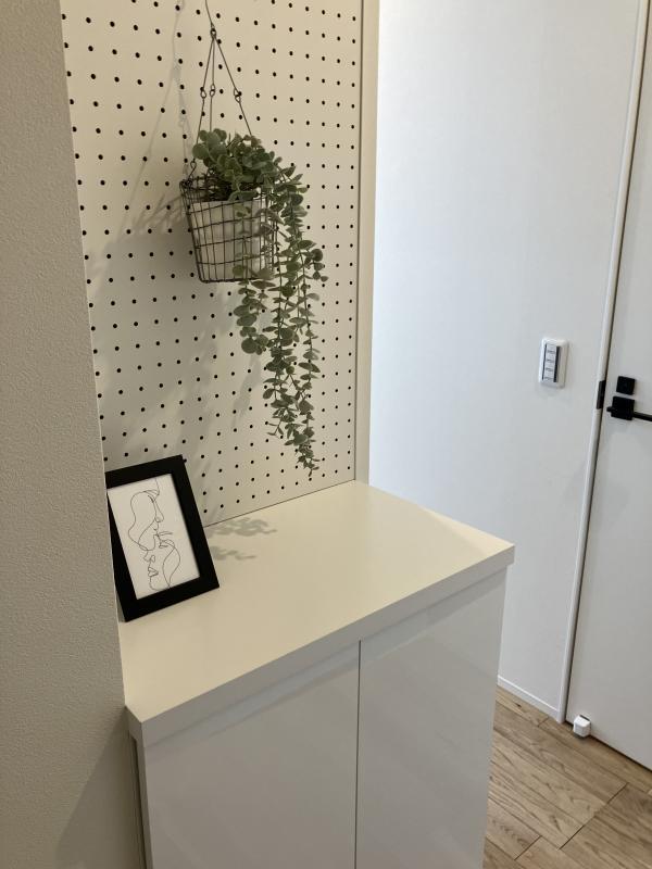 玄関には有効ボードがあります