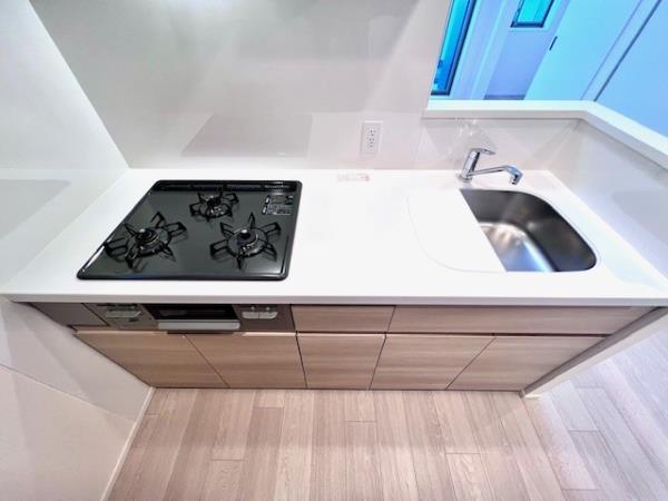 ３口コンロで料理もはかどりそうですね！