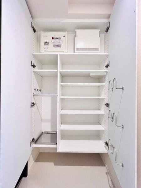 シューズボックスを開けたときの様子。