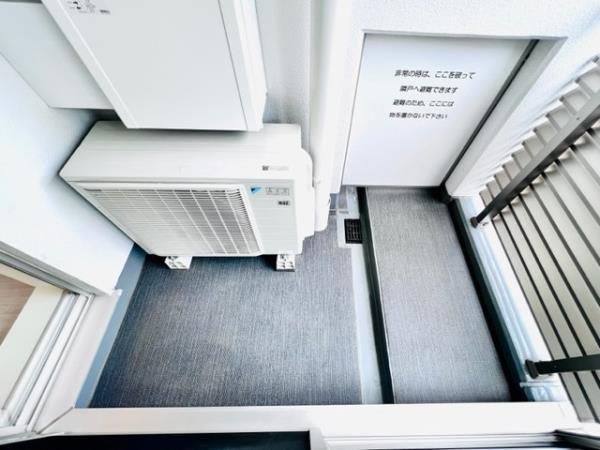 バルコニーの様子。