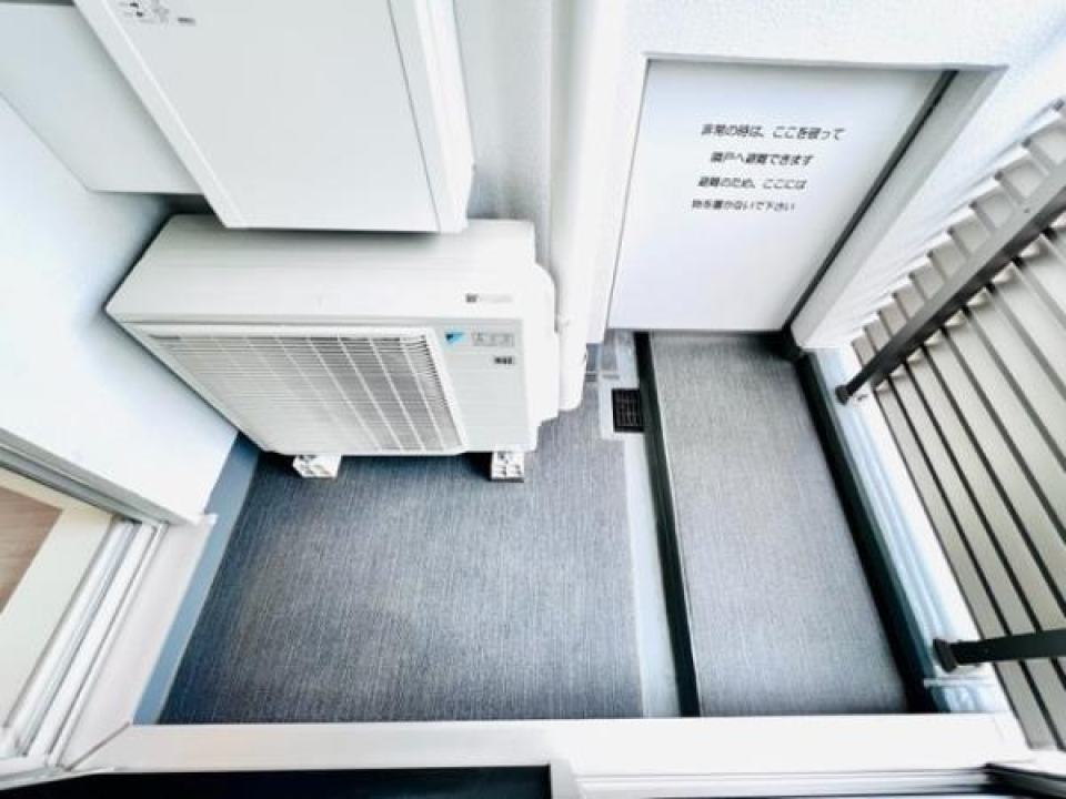 バルコニーの様子。