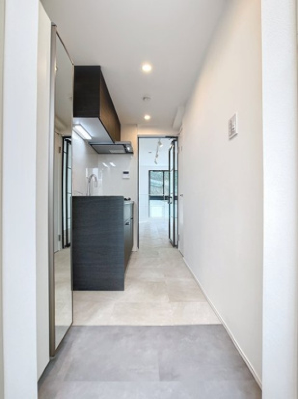 段差のない玄関