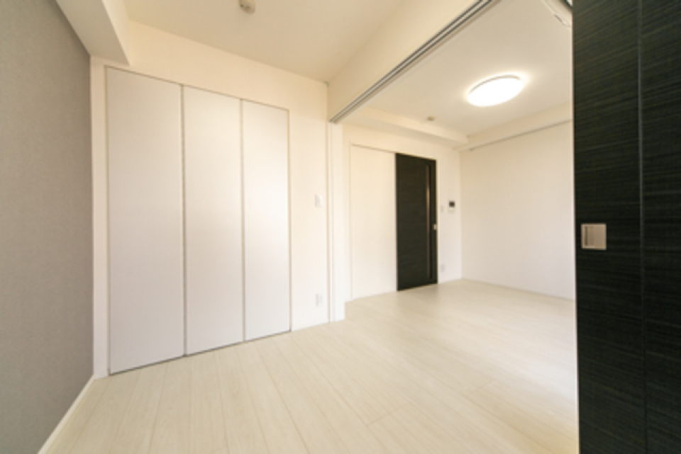 ベッドルームと区切れる
※写真は同タイプ住戸です。