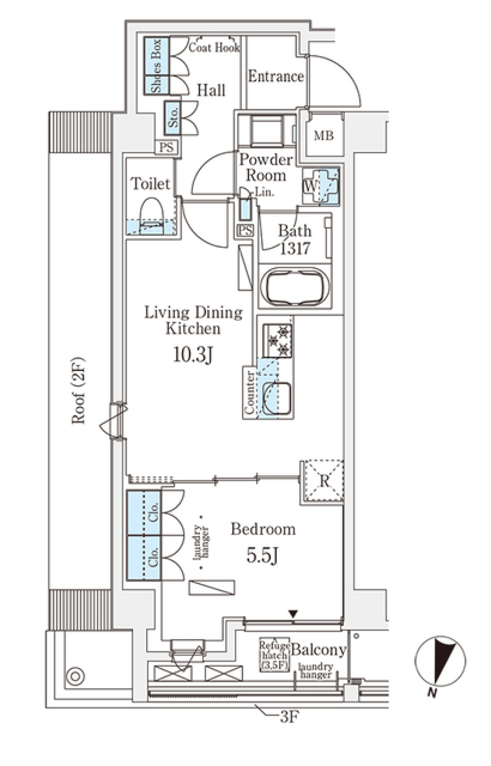 Gemutlichkeit ~ゲミュートリヒカイト~の間取り図