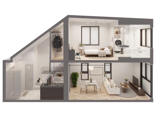 猫ちゃん、なんと3匹まで一緒に暮らせます
※イメージです