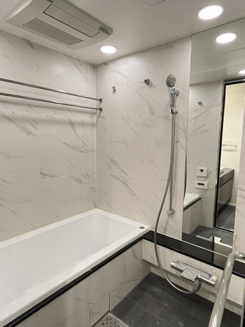 一坪風呂で疲れた体をリフレッシュ。