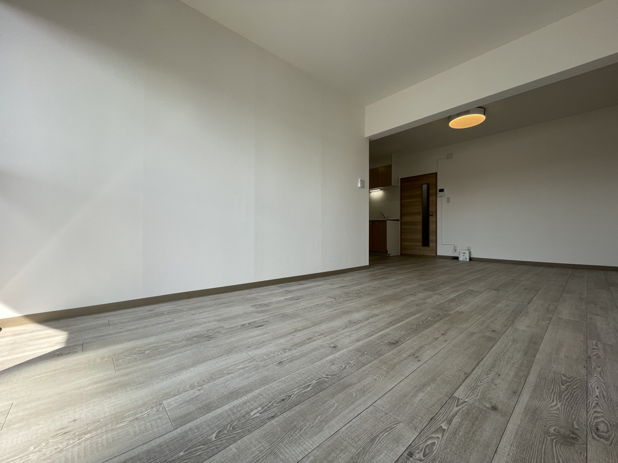 奥の照明はプロジェクター付き！リビングが映画館になります♪