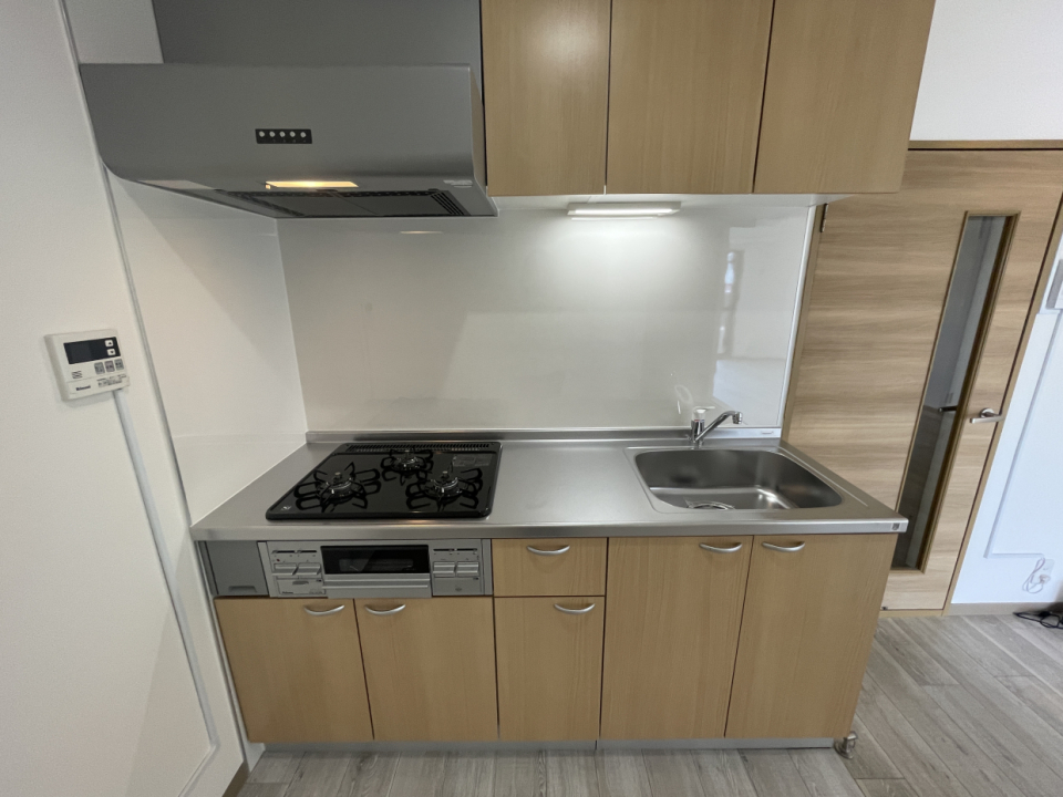 3コンロなので料理もはかどりますね