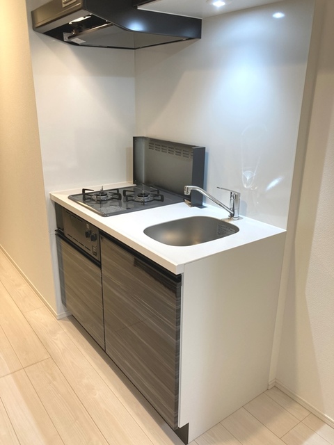 ガスコンロなので料理がおいしくできそうですね。※写真は同タイプ住戸です。