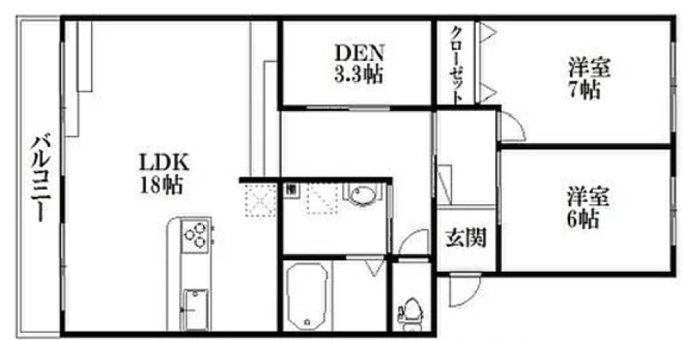 美術館に住まうの間取り図