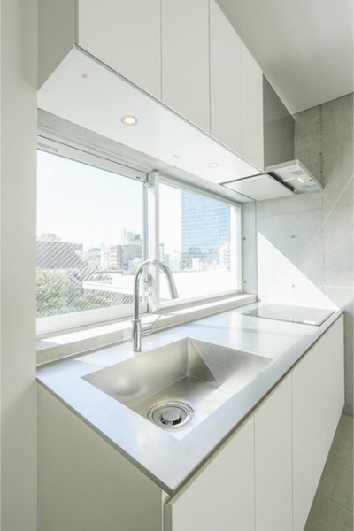 壁付けキッチンなら外の景色を楽しめるのが好き