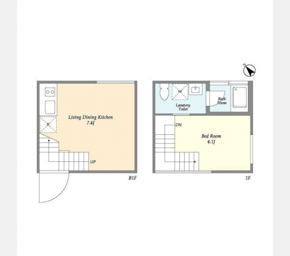 石の城の間取り図