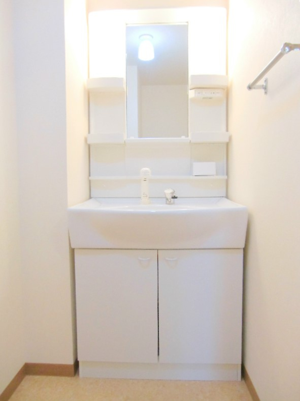 シンプルイズベストな洗面