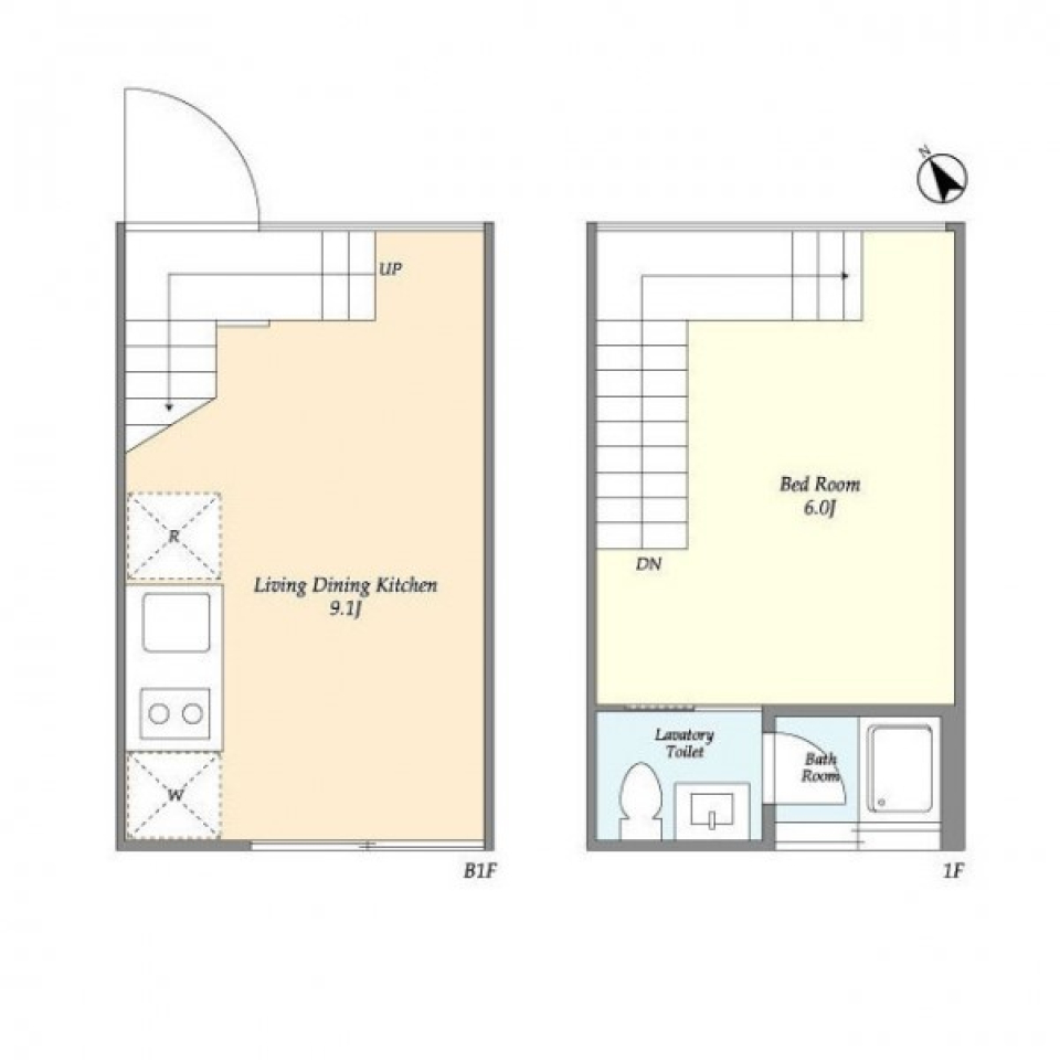 光で遊ぶ空間づくりの間取り図