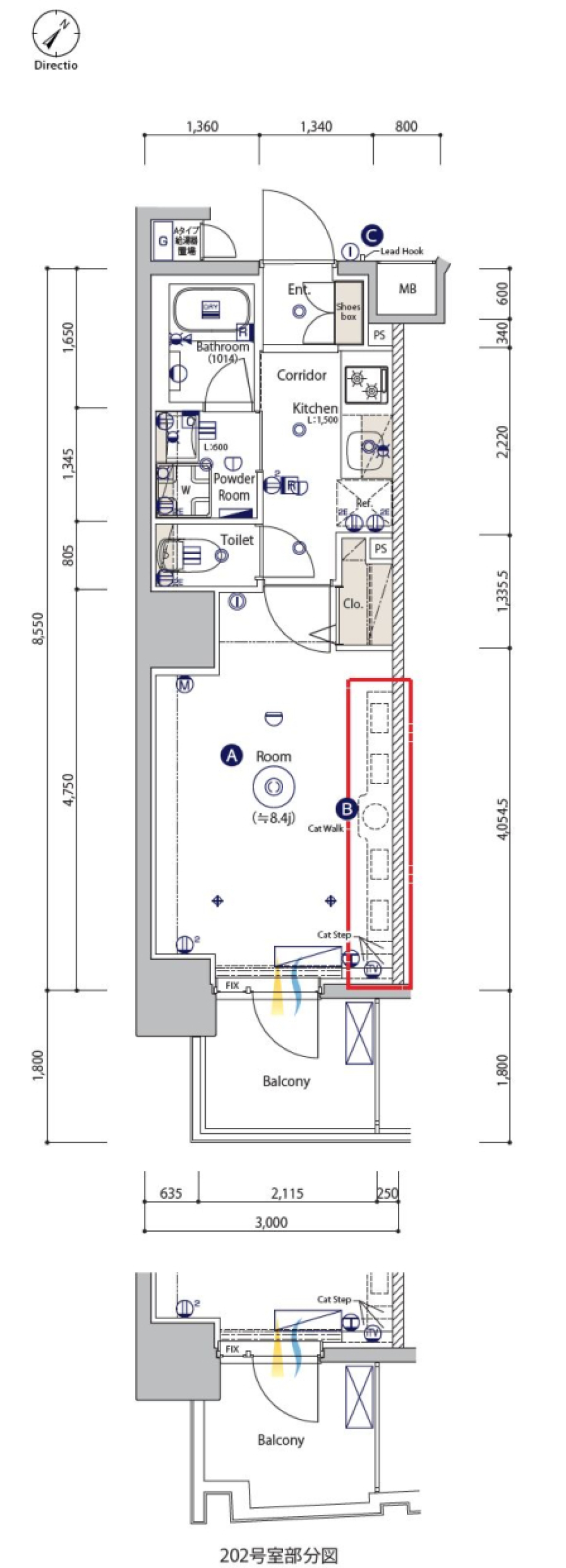 この子のために働くのだ［ペット可］の間取り図