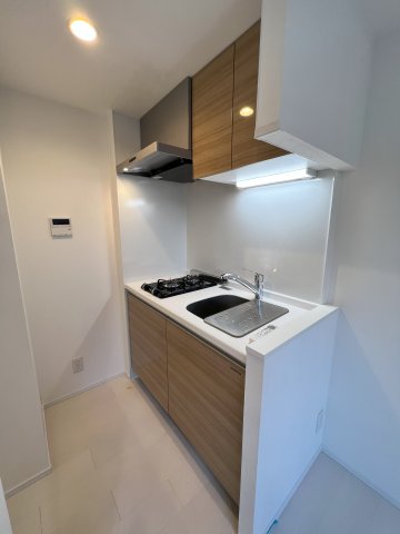 ２口コンロのキッチンになっています。