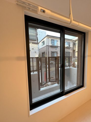 室内干し用の設備が備え付けです