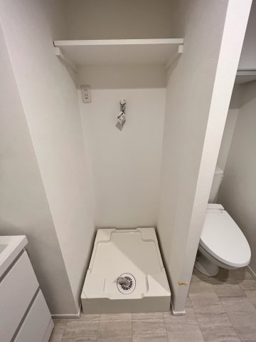 洗濯機上部には洗剤や入浴剤などを置いておくといいですね