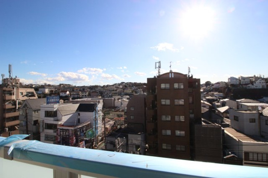 6階からの眺望はとても開けていますね