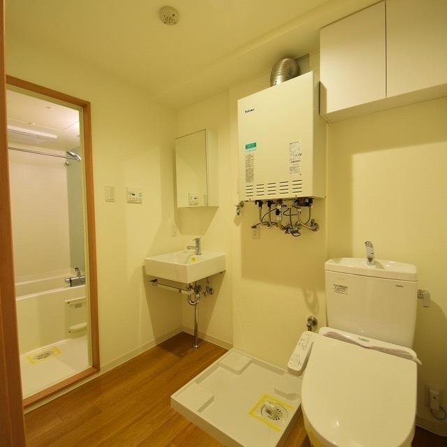 水回りは一か所にまとまっています