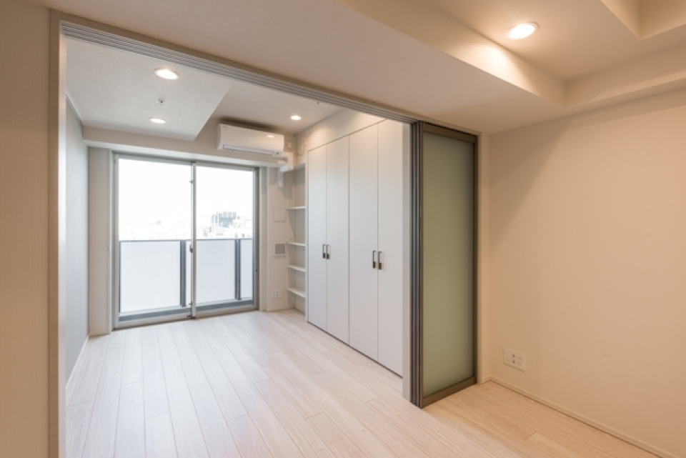 ５．６帖のダイニングキッチン。※写真は同タイプ住戸です。