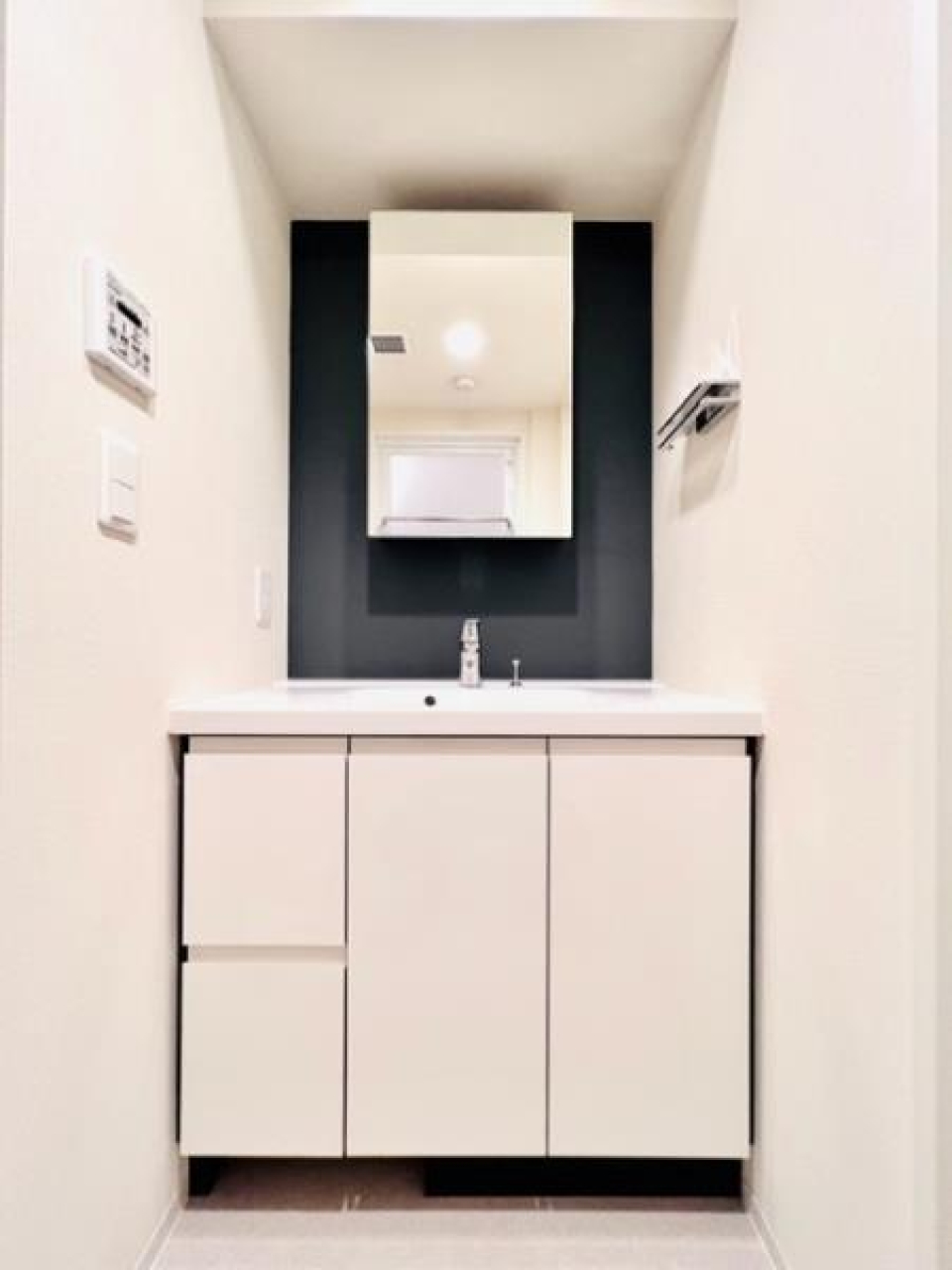 嬉しい独立洗面台。
