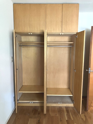 収納はそれぞれのお部屋にあります