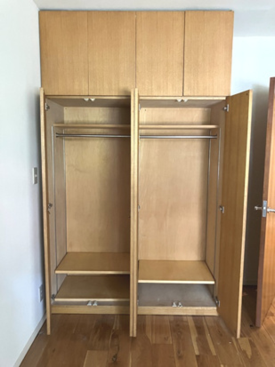 収納はそれぞれのお部屋にあります