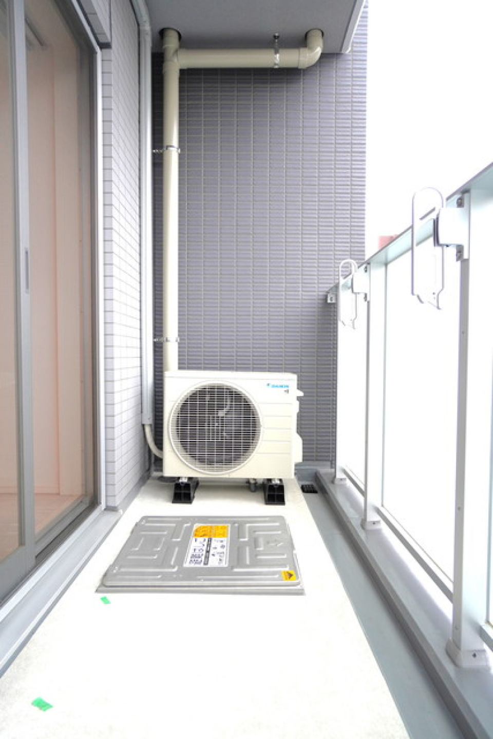 バルコニーの様子。※写真は同タイプ住戸です。