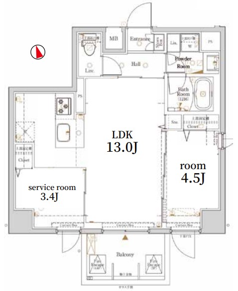 間取り
Log銀座EAST
