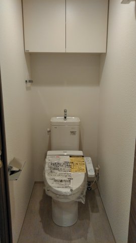 トイレは白で統一