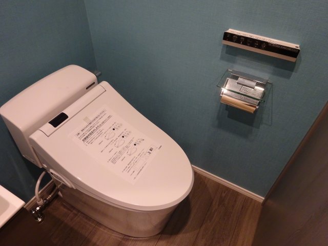 清潔感のあるトイレ。
