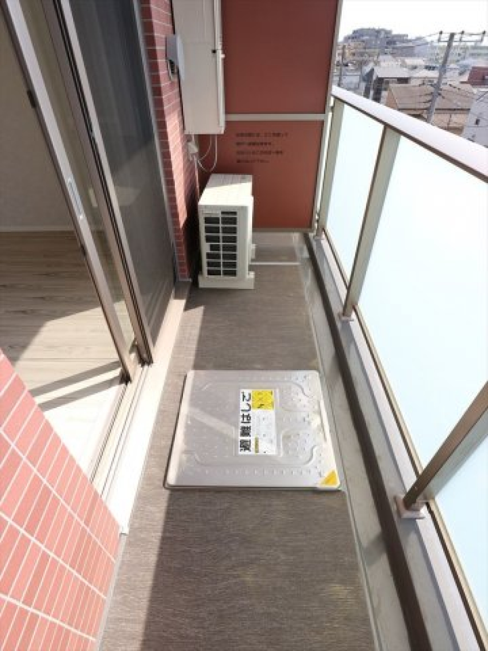 バルコニーの様子。