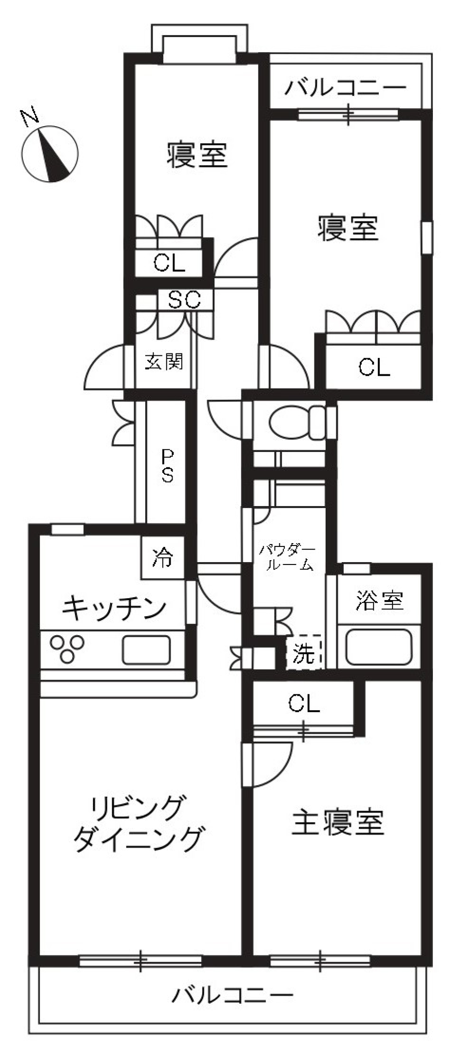 豊かな環境で［ペット可］の間取り図